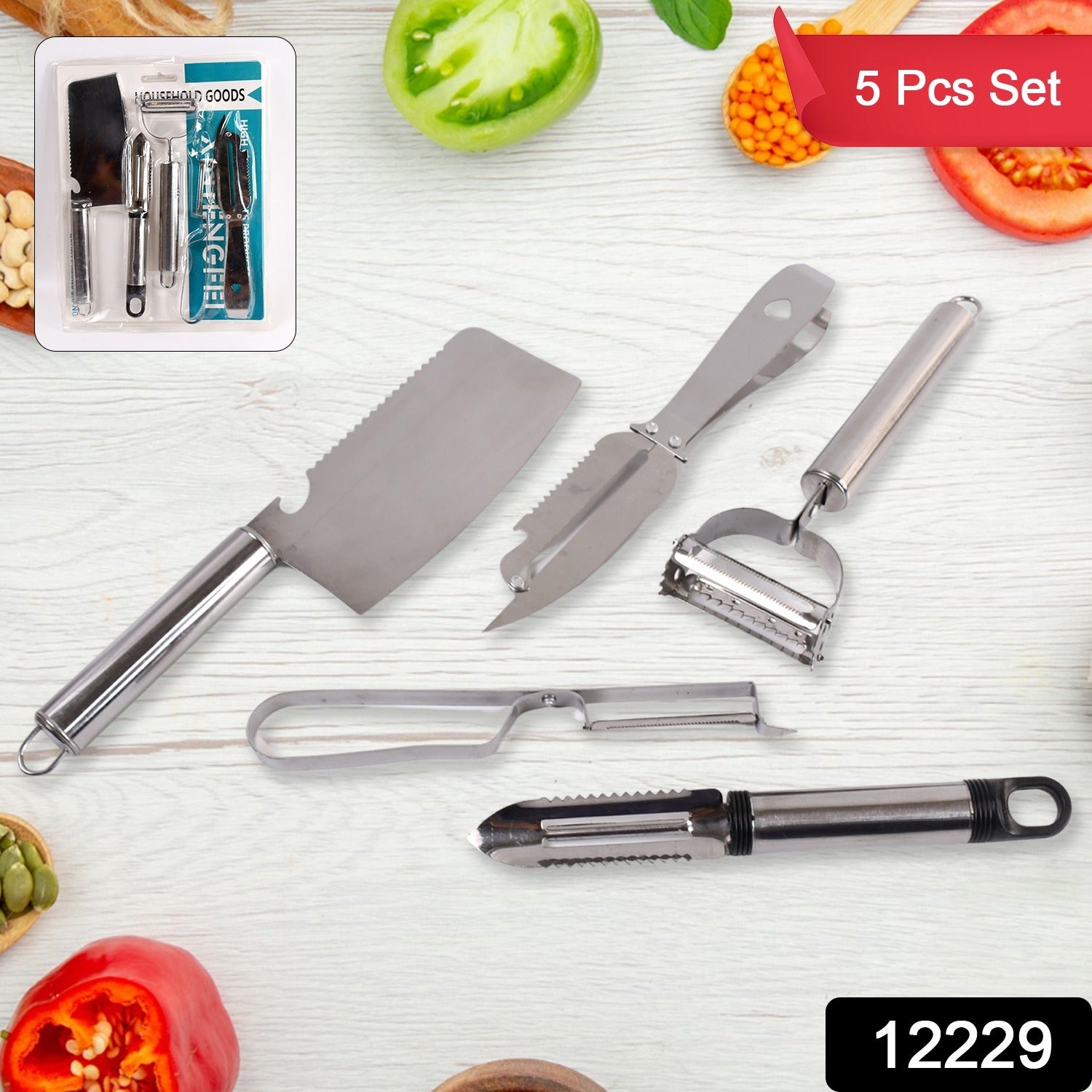 Multifunctional Peeler Grater Fruit Peeler Kitchen Household Gadget Set (5 Pc Set) Multifunctional Peeler Grater Fruit Peeler Kitchen Household Gadget Set (5 Pc Set)